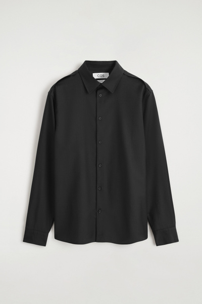 OAMC - Apology Shirt Wool 黒Sサイズ ATLANTIC WOOL SLEEVLESS SHIRT｜OAMC｜TOPS（トップス