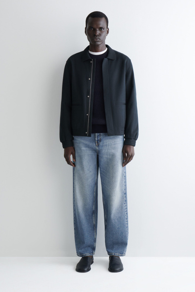 Scye Harrington Jacket ネイビー Scye（サイ）の「Scye Harrington Jacket（ブルゾン）」 - WEAR