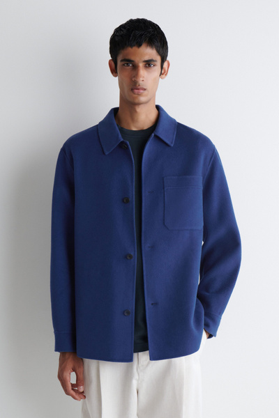 COS ウールダッフルジャケット　Light blue COS ウールダッフルジャケット Light blue COS ウールダッフル