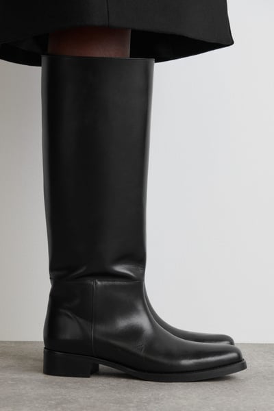 black leather knee high dress boots Tabitha in Introducing the Carnegie Knee Dolce Vita Aldy Boot |