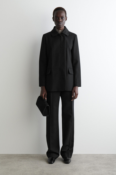 ジャケット・アウター #Premium ASCLO wool mac coat (black) ジャケット・アウター #Premium ASCLO wool mac coat (black