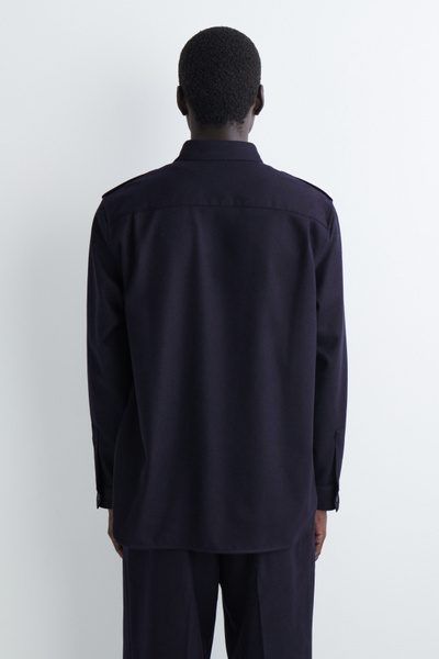 トップス everyone wool shirt (NAVY) everyone wool shirt (NAVY) | everyone