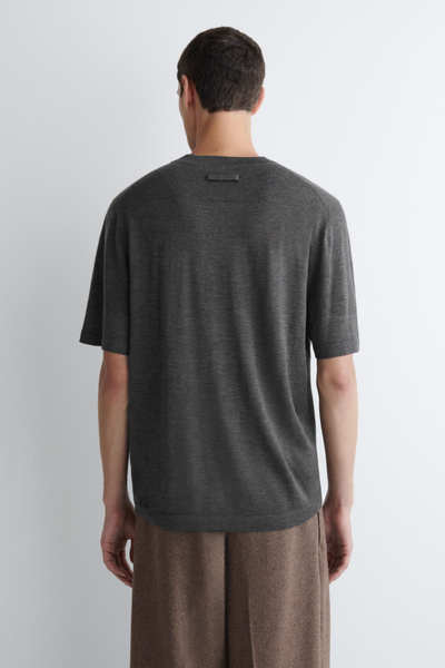 トップス CASHMERE SKIN TEE AZUL BY MOUSSY | シャーリングスキントップス (Tシャツ