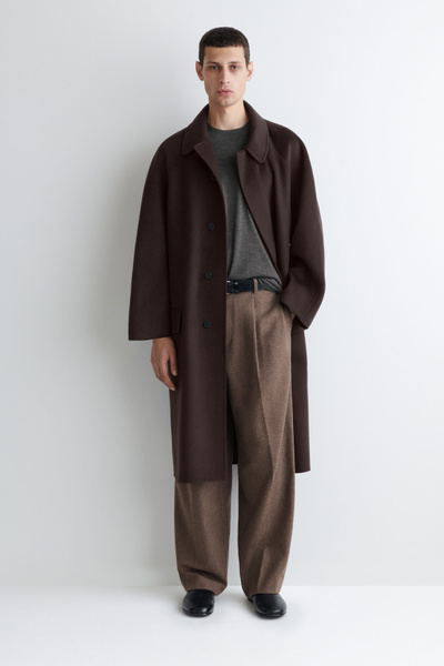 トップス CASHMERE SKIN TEE FINE CASHMERE T-SHIRT - STONE MÉLANGE | COS