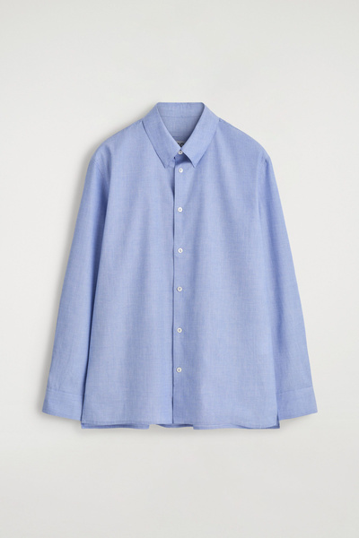 UPPER HIGHTS 『the shirt』cottonshirt Blue UPPER HIGHTS 『the shirt』cottonshirt Blue