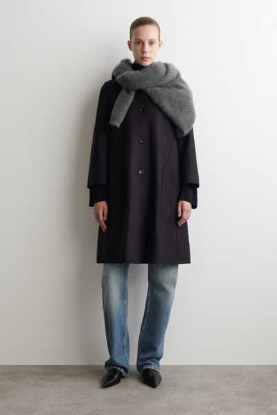 【美品】MARNO Jane coat Navy VOLUMINOUS WOOL CAR COAT - NAVY | COS