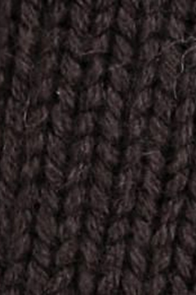 CABLE-KNIT WOOL CREW-NECK SWEATER - DARK BROWN | COS US