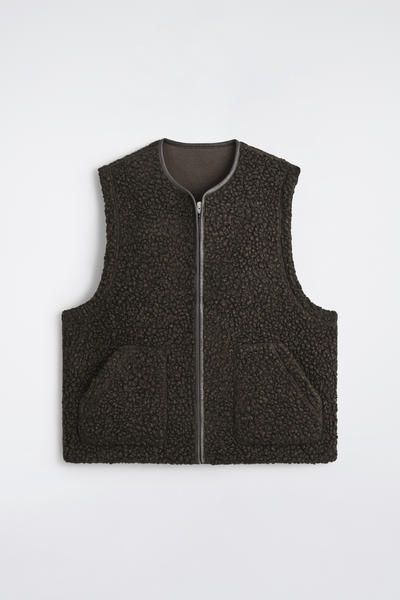 トップス Wool Mohair Teddy Vest Teddy Textured Vest | Nuuly