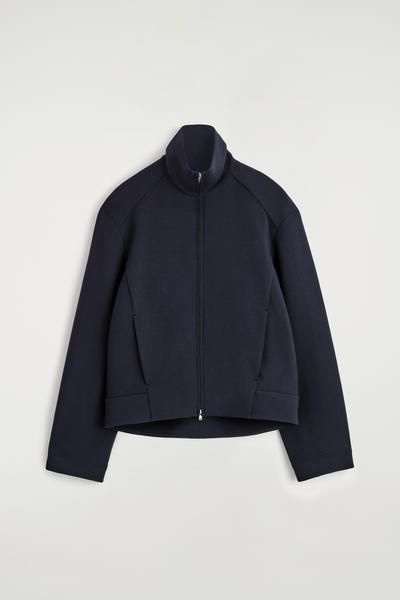 COS トラックジャケット ネイビー SCUBA TRACK JACKET - NAVY | COS US