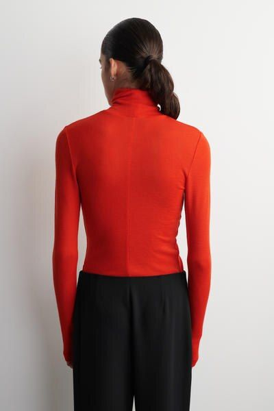 トップス koto WOOL TURTLENECK TOP - ORANGE | COS US