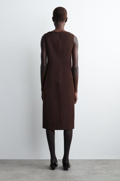 cos tailored wool a line dress COS Tailored Wool A-Line Dress