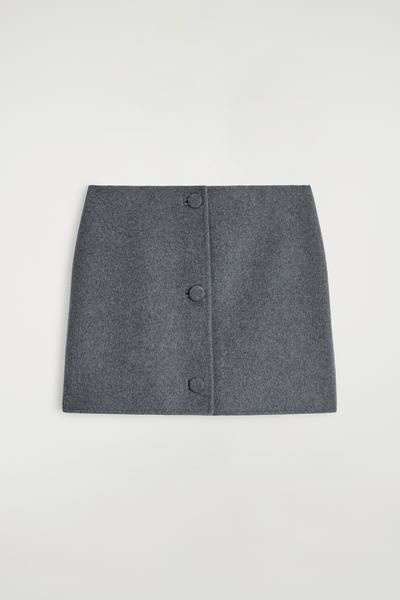 専用♡JOSEMOON♡GRID MINI SKIRT⌘GREY 36 JOSEMOON♡GRID MINI SKIRT⌘GREY 36