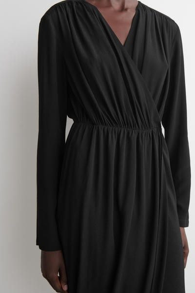 cos gathered a line wrap dress A-line V-Neck Lace Wholesale Wedding Dresses With Embroidery