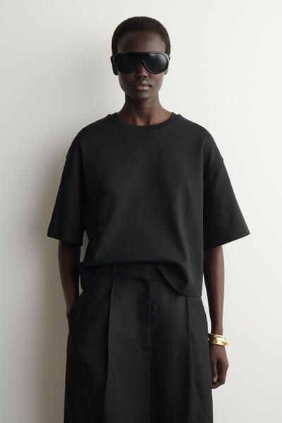 OVERSIZED T-SHIRT - BLACK | COS US