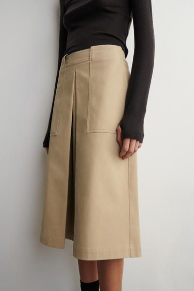 COL PIERROT 　CTN PLEATED スカート（BEIGE） 8920_c521f1021f_98b4dbcb839f85