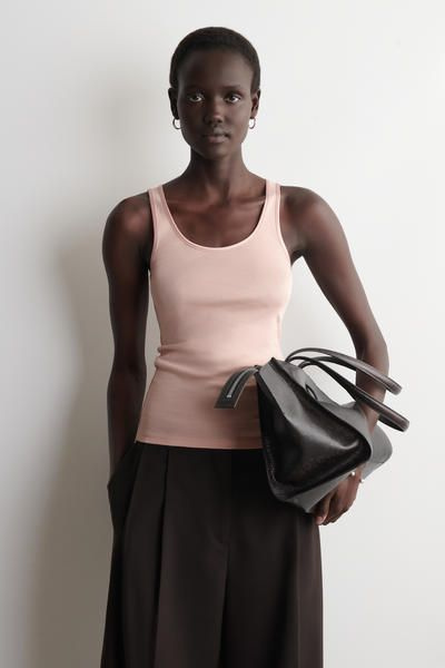 トップス AMERI CLARA SATIN TANK TOP CLARA SATIN TANK TOP