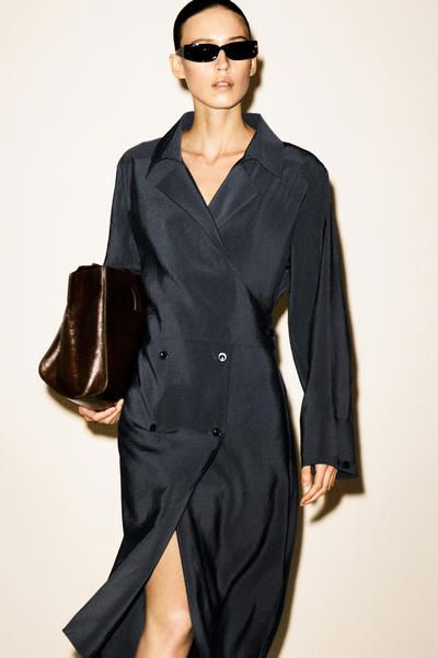 dress coat dress Wrap Midi Coat, Winter Pleated Jacket for Women | Lavinia Mini Sleeve Style Women's Black Long Coat Formal