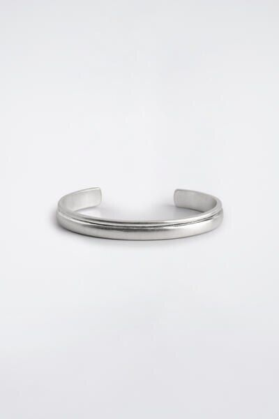 DOUBLE-BAND CUFF - SILVER | COS US