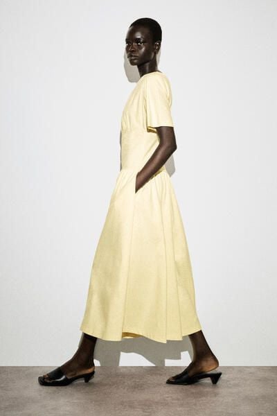 midi dress ruched Lucy Paris - Harlowe Ruched Midi Dress