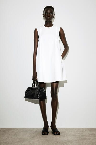cos pleated a-line mini dress Buy COS Black Pleated A-line Mini Dress For Women Online