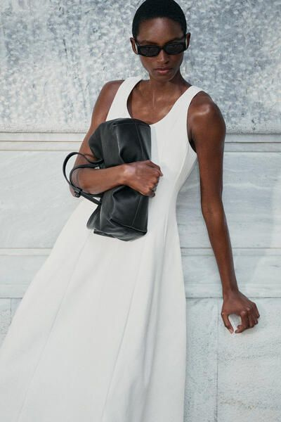 women's modest dresses Colette maxi dress – JanieLanie neck modest maxi dress Color:CHAMPHAG Non-Slip Shoes: Stay Safe length:MINI