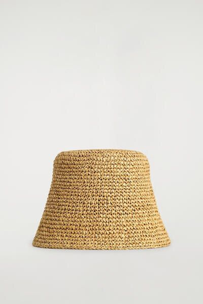 Cos Woven Straw Bucket Hat In Beige RAFFIA BUCKET HAT - BEIGE | COS US main image 2