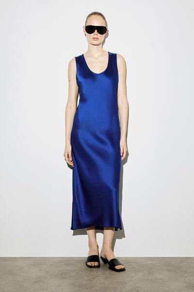 sachin and babi light blue dress Crete Women's Silk Midi Dress