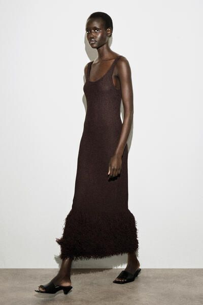 knit halter dress pattern Knit Backless Halter Dress main image 0