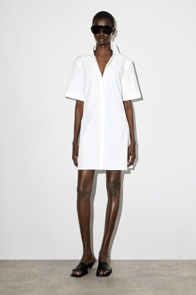 white christmas dresses The Oxford Short-Sleeve Shirt Dress main image 0