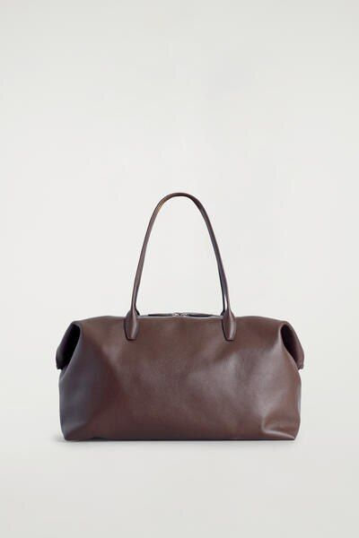 FRIEZE BOWLING BAG - LEATHER - BROWN | COS US
