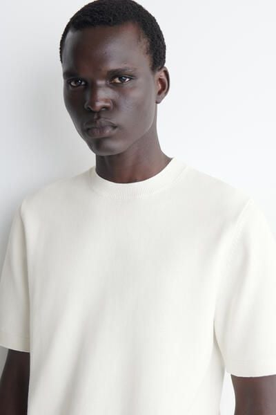 美品OHGA SCCLLOP KNIT TEE ホワイト 美品OHGA SCCLLOP KNIT TEE ホワイト OHGA SCCLLOP KNIT TEE ホワイト